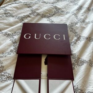 Gucci Burgundy Gift Box
